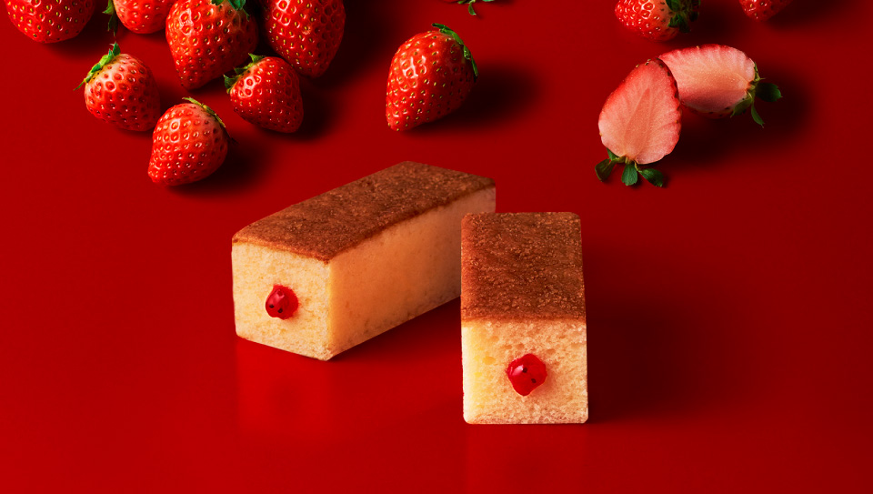 クリームインチーズケーキ(あまおう苺とマスカルポーネチーズ)